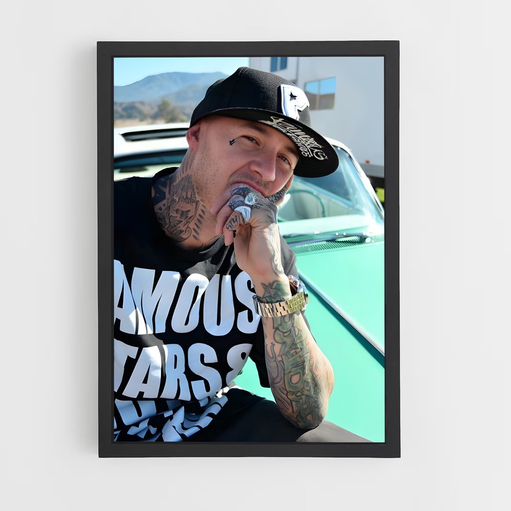Poster Tatouage et Carrosserie – affiche Motocross freestyle (vue 2)